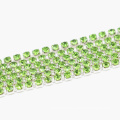 Wholesale Fashion Peridot Rhinestone Silver Dense Cup Chain Trim Jewelry